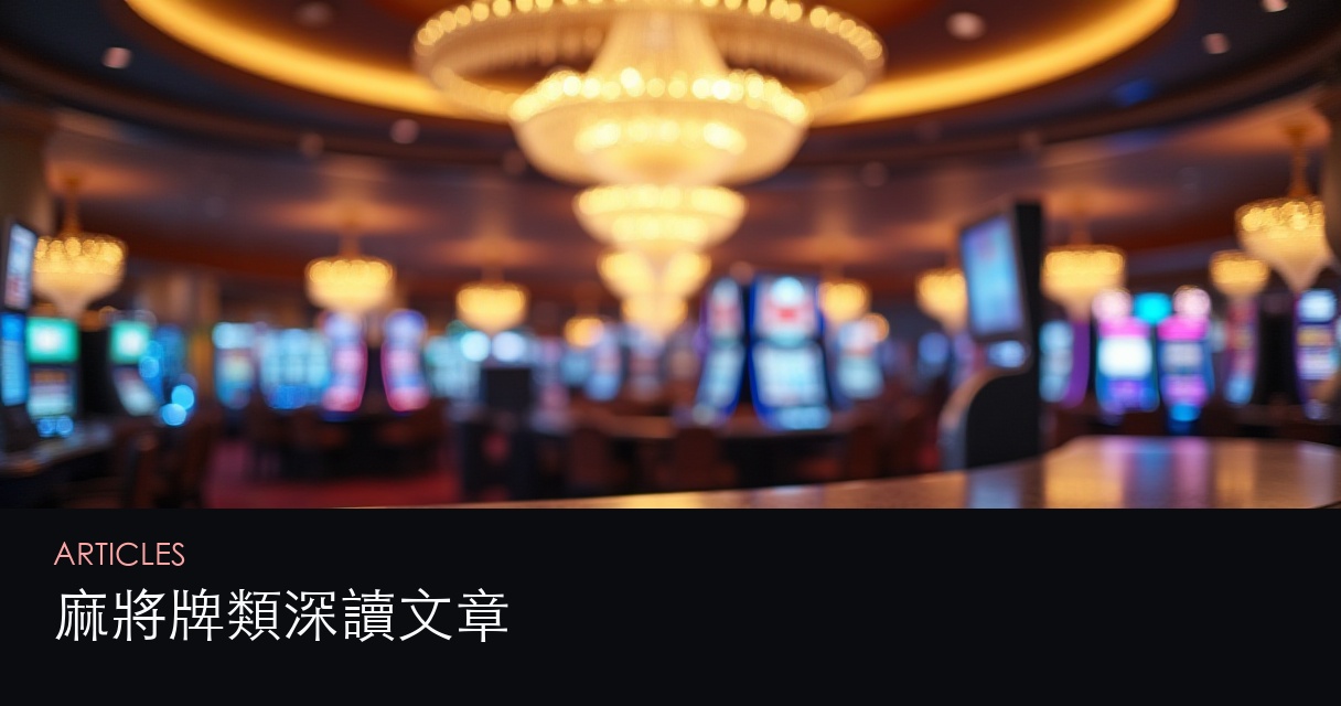 麻將牌類 文章總覽