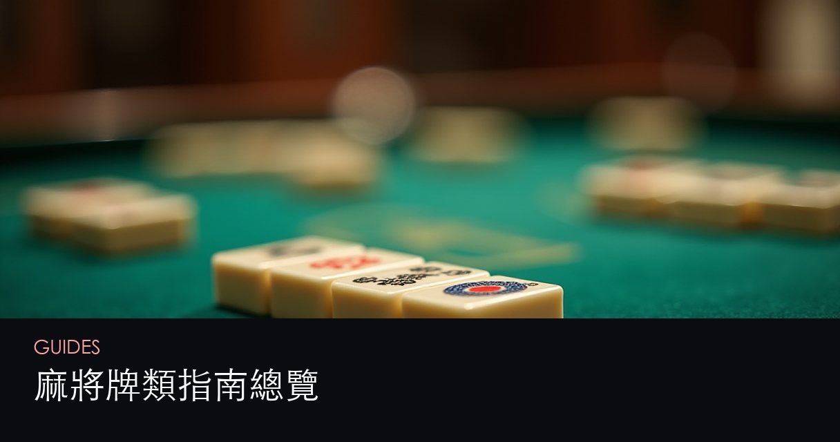 麻將牌類指南總覽