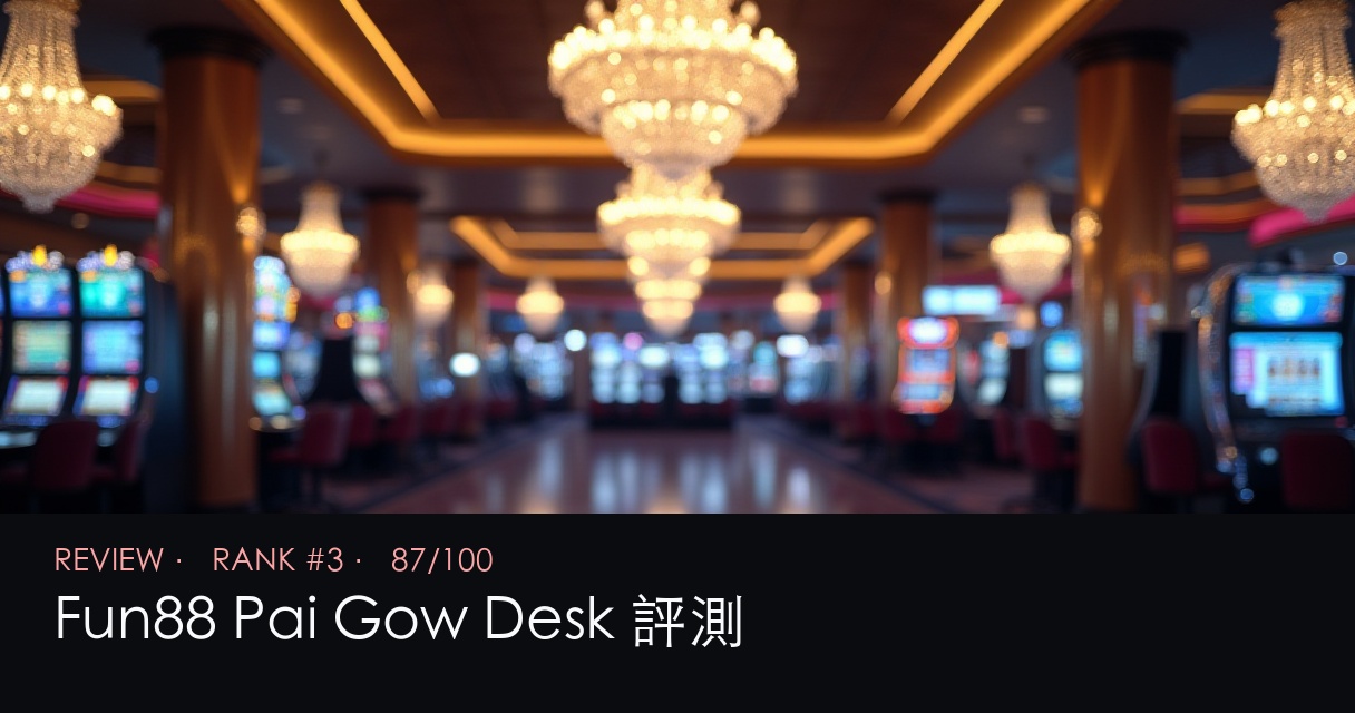 Fun88 Pai Gow Desk